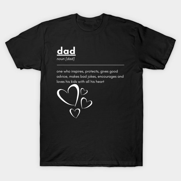 Cute dad t-shirt | Loving dad | Fatherhood | Gift for dad T-Shirt by Lunaly Creations 